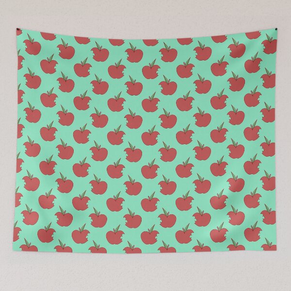 Item preview, Bitten Apple Blue Green Pattern designed and sold by SaradaBoru.