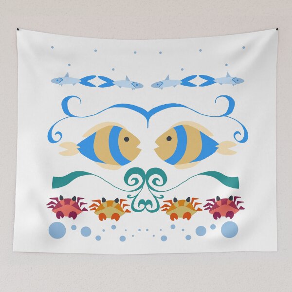 Item preview, ocean pattern designed and sold by pokegirl93.