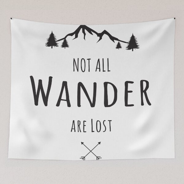 Item preview, Not all that wander are lost designed and sold by crookedwonder.