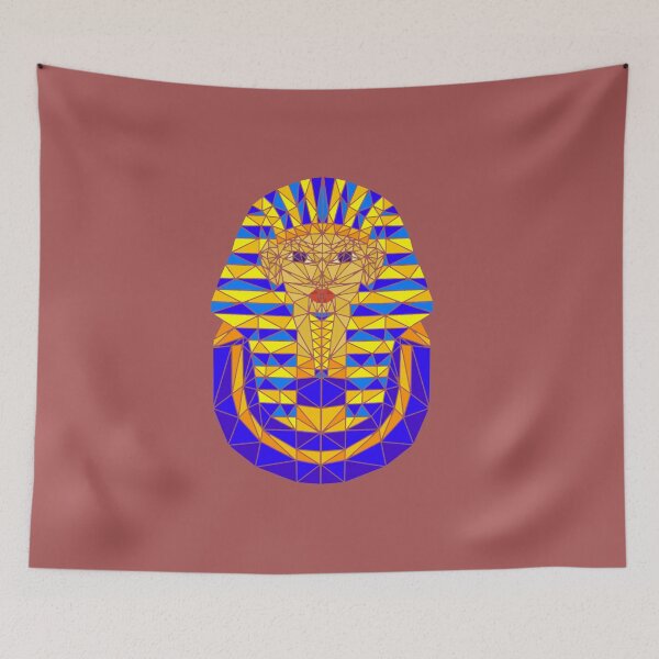 Item preview, Geometric Tutankhamun in colour designed and sold by Toby Shepherd.