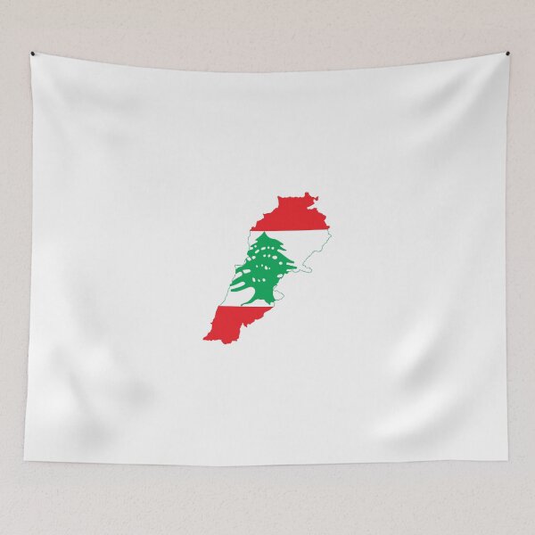Item preview, Flag Map of Lebanon designed and sold by abbeyz71.