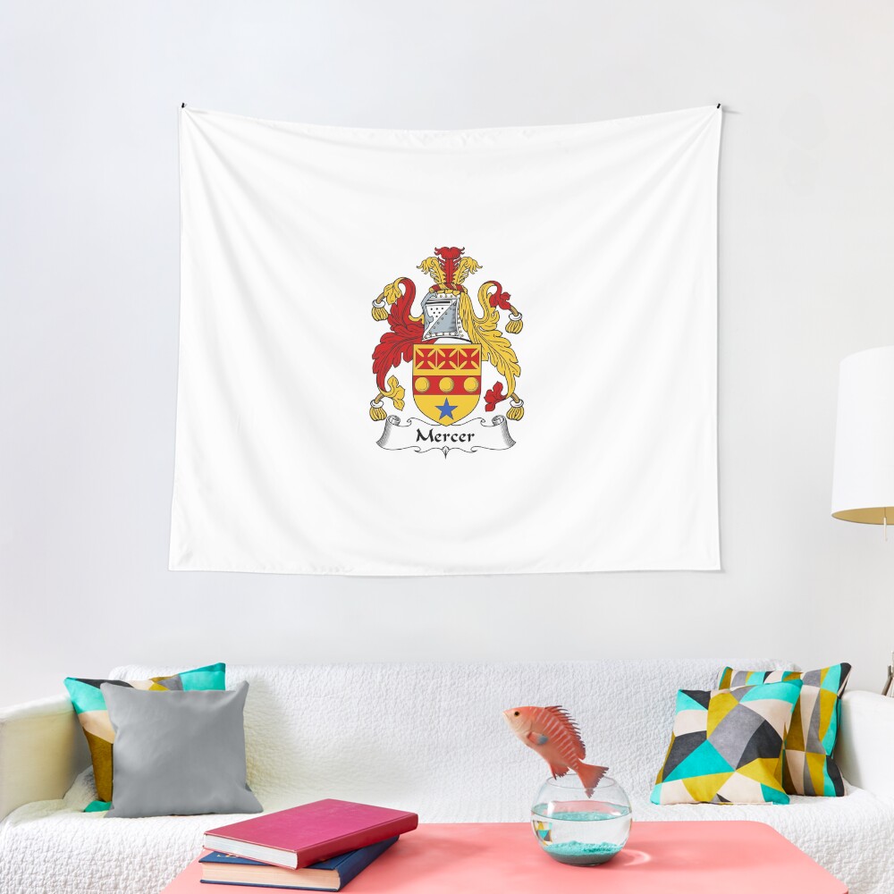 "Mercer Coat of Arms / Mercer Family Crest" Tapestry for Sale by ScotlandForever Redbubble
