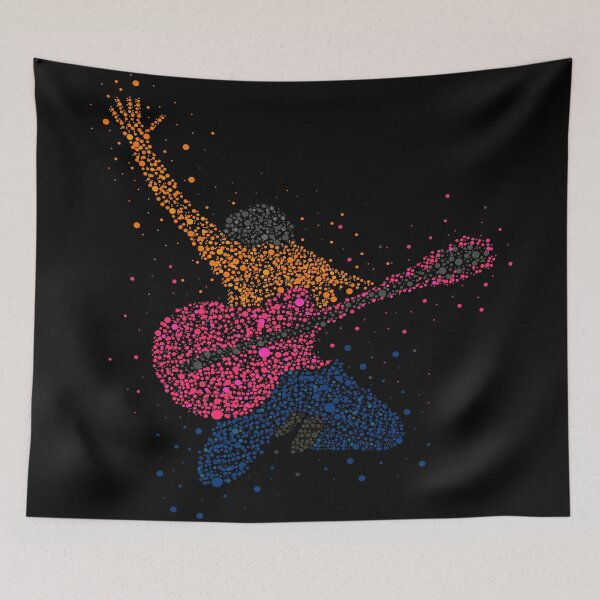 Item preview, Guitarist illustration. designed and sold by TastefulDesigns.