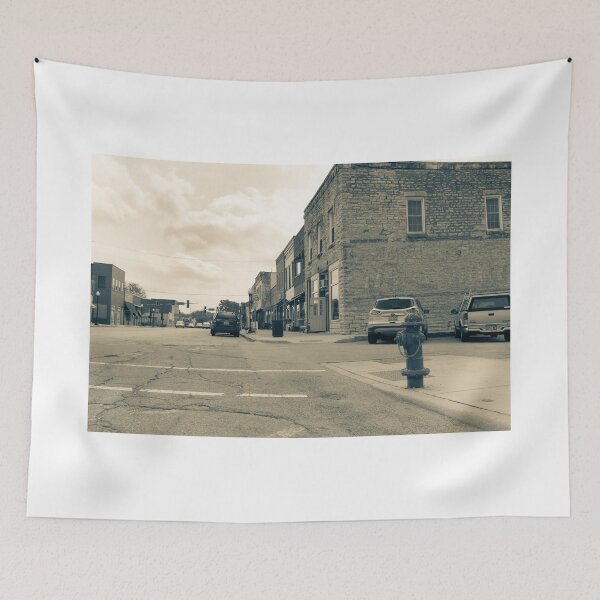 Item preview, Wilmington Illinois, USA, Water Street old image style split tone designed and sold by Brian Scantlebury.