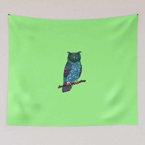 Item preview, Patterned Owl designed and sold by Jennie Clayton.