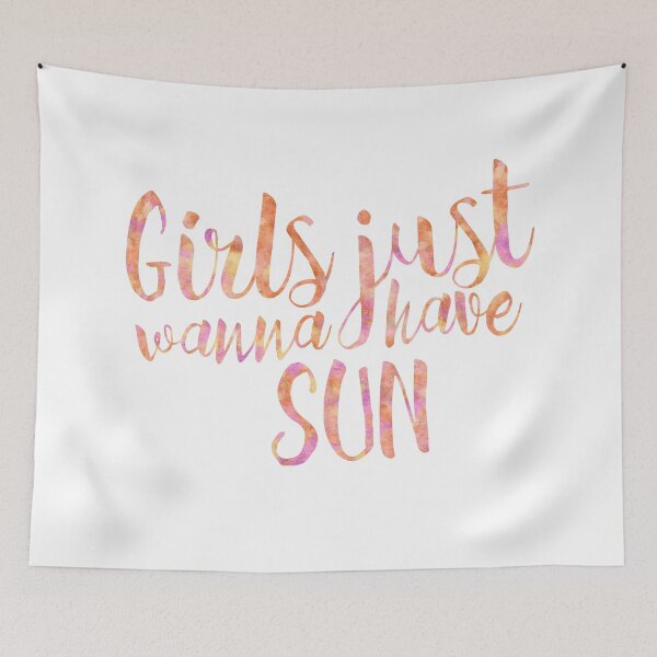 Item preview, Girls Just Wanna Have Sun designed and sold by ozmarei.