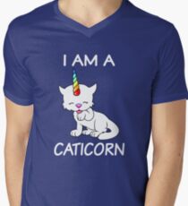 I Am A Caticorn Men's V-Neck T-Shirt