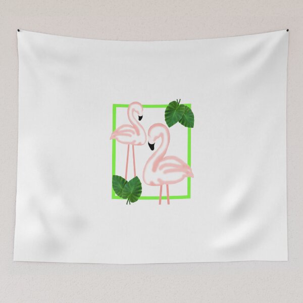 Item preview, Tropical Pink Flamingos designed and sold by BeachBumFamily.