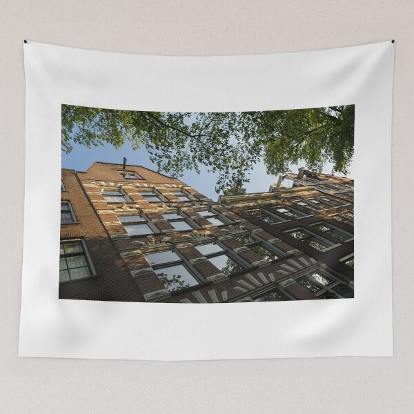 Item preview, Amsterdam Spring - Fancy Brickwork Glow - Right Horizontal designed and sold by Georgia Mizuleva.