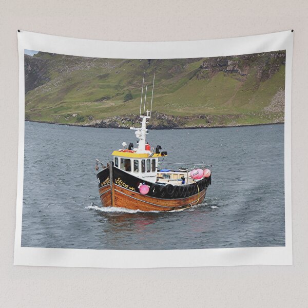 Item preview, Fishing boat, Portree, Isle of Skye designed and sold by FranWest.