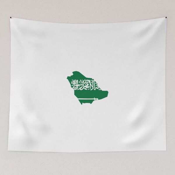 Item preview, Flag Map of Saudi Arabia  designed and sold by abbeyz71.