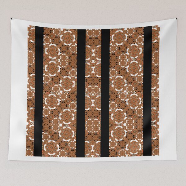 Item preview, Orange and Black Boho Stripes designed and sold by DFLC Prints.