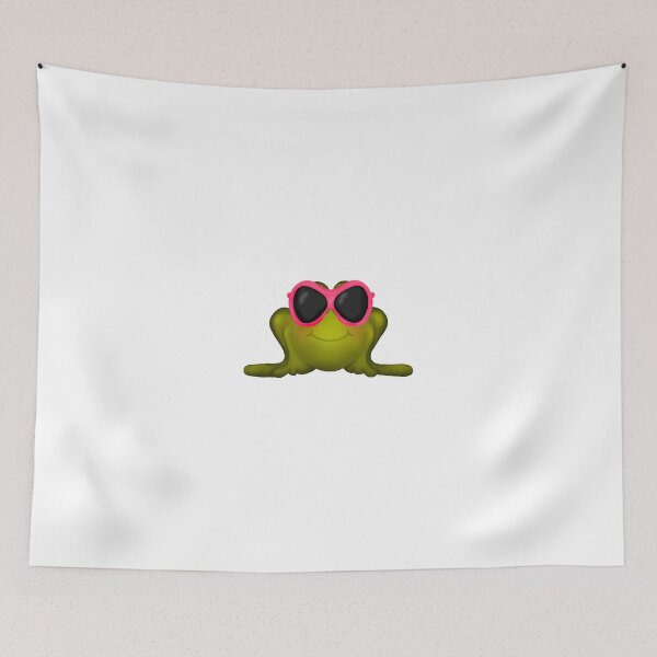 Item preview, Frog With Pink Sunglasses designed and sold by BeachBumFamily.