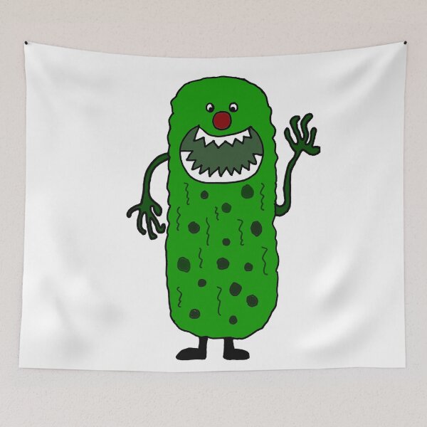 Item preview, Cool Funny Pickle Tickle Monster designed and sold by Nature's Fancy.