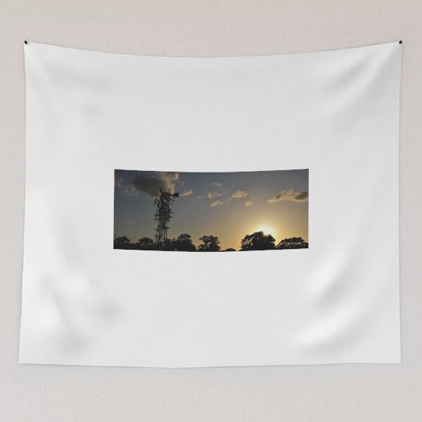 Item preview, Panoramic Windmill at Sunset designed and sold by Nature and Landscapes.