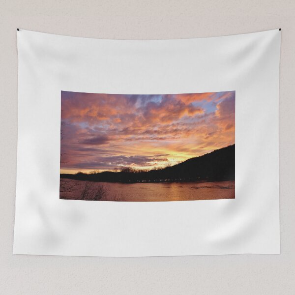 Item preview, Sunset Over Spring Flooding designed and sold by Kathleen Daley.
