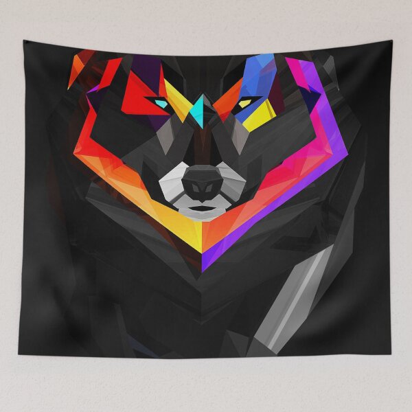 Item preview, Colored wolf designed and sold by DrTigrou.