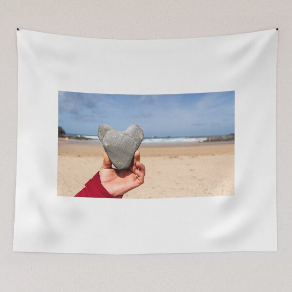 Item preview, Treyarnon Bay Love Heart designed and sold by Lucy Davey.