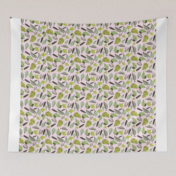 Item preview, Leafs I Love Pink Pattern designed and sold by mstephm.