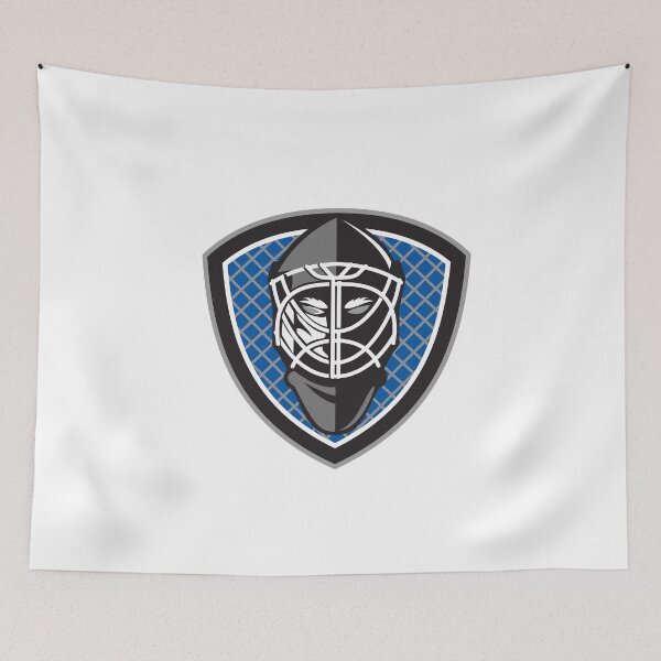 Item preview, Ice Hockey Goalie Helmet Crest Retro designed and sold by patrimonio.