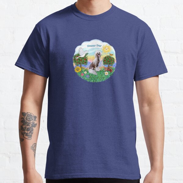 Happy Day with a Chinese Crested (HL) Classic T-Shirt