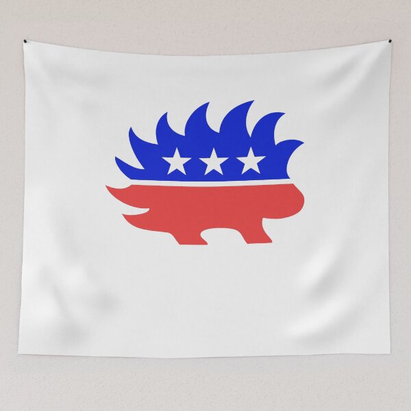 Item preview, Libertarian Porcupine T-Shirt designed and sold by Yipptee Shirts.