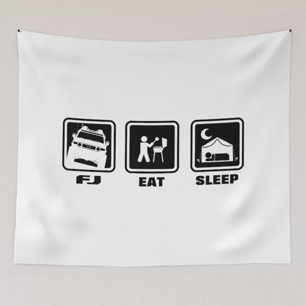 Item preview, FJ EAT SLEEP designed and sold by MOAOUN.