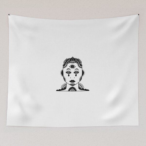 Item preview, Face with third eye and cool things designed and sold by chandnisembhi.