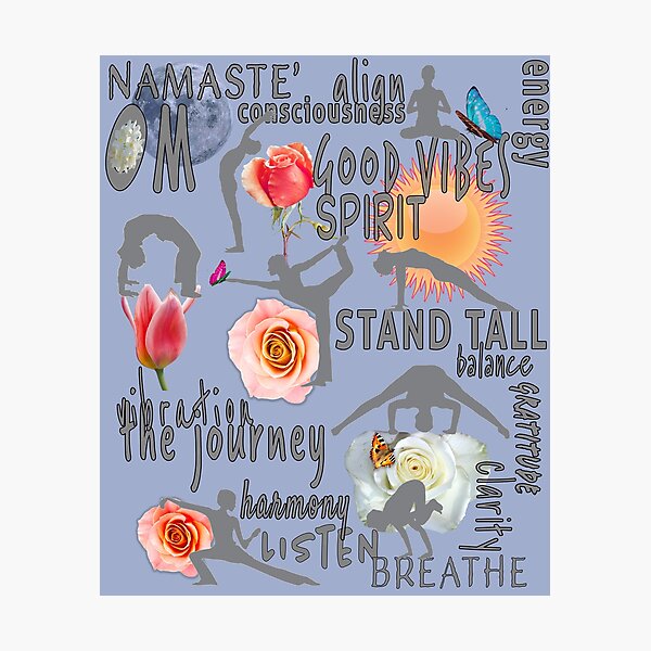 Item preview, YOGA VIBES YOGA POSES designed and sold by BodyIllumin.