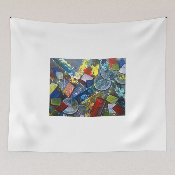 Item preview, Abstract Geometric painting Its complicated designed and sold by artbymanjiri.