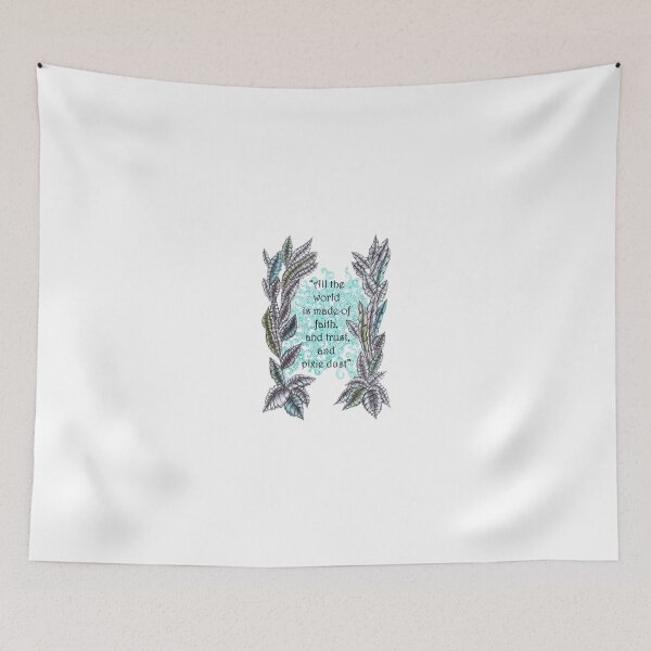 Item preview, 'All the world is made of faith and trust and pixie dust' designed and sold by Blooming Wild.