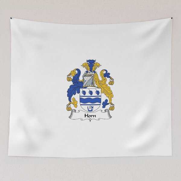 Item preview, Escudo de armas Horn / Horn Family Crest designed and sold by ScotlandForever.