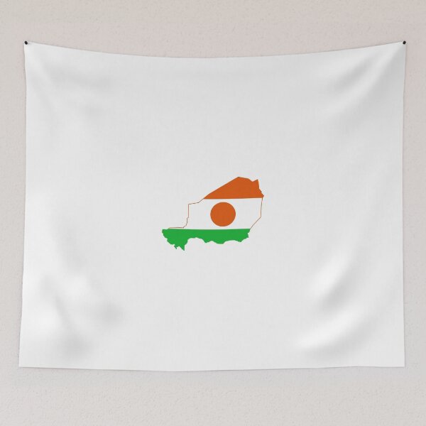 Item preview, Flag Map of Niger designed and sold by abbeyz71.