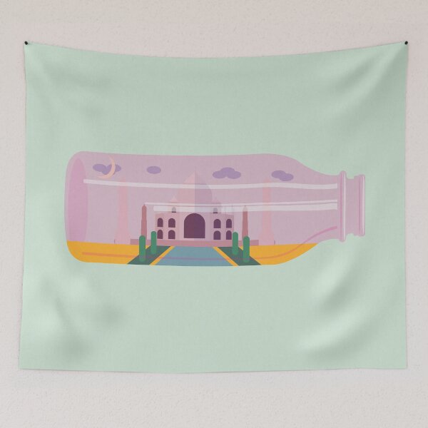 Item preview, Taj Mahal, Travels in a Bottle by Madelyn DiPasquale designed and sold by UCO  School of Design.