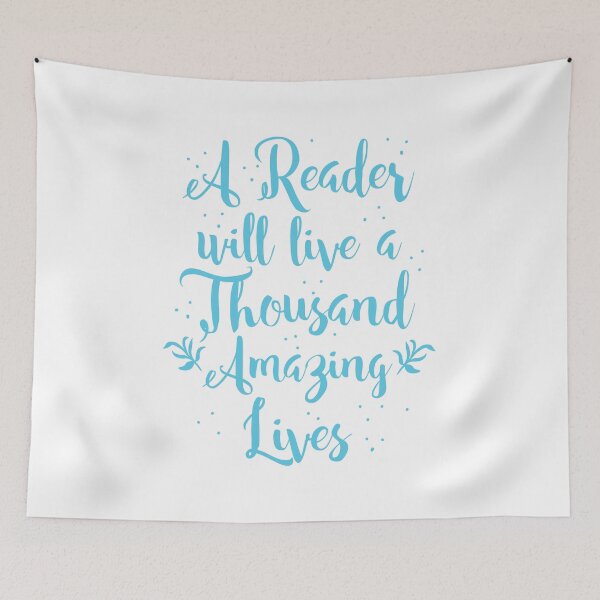Item preview, A reader will live a thousand amazing lives designed and sold by jazzydevil.