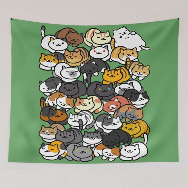 Item preview, Neko Atsume Sleepy Kitties designed and sold by PrettyPenny.