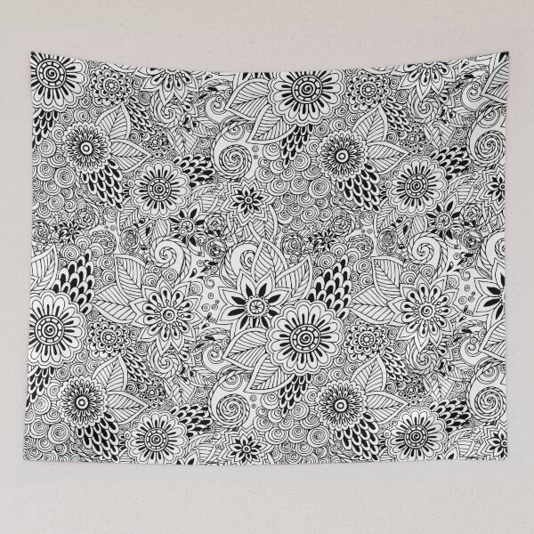 Item preview, Hand Drawn Floral Pattern designed and sold by TastefulDesigns.