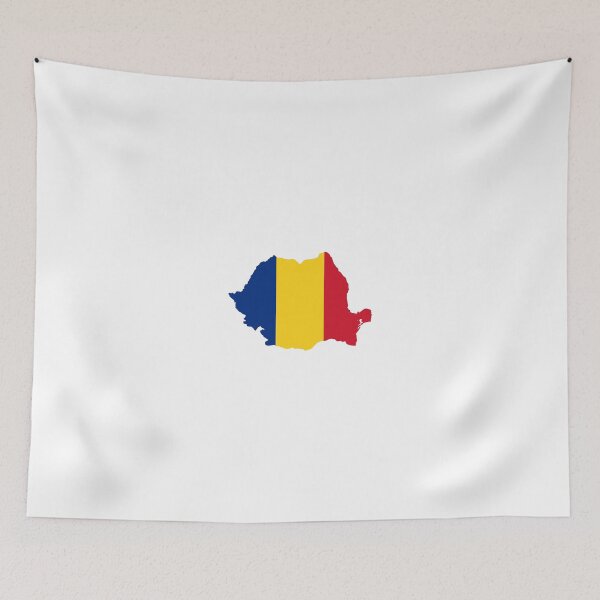 Item preview, Flag Map of Romania  designed and sold by abbeyz71.
