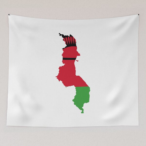 Item preview, Flag Map of Malawi  designed and sold by abbeyz71.
