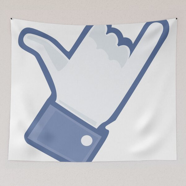 Item preview, shaka facebook designed and sold by crookedwonder.