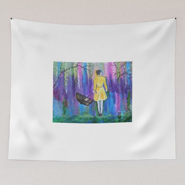 Item preview, Spring Walk Abstract Landscape colorful vibrant designed and sold by artbymanjiri.