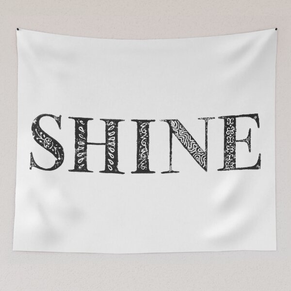 Item preview, Serif Stamp Type - Shine designed and sold by Nicolette Ruggiero.