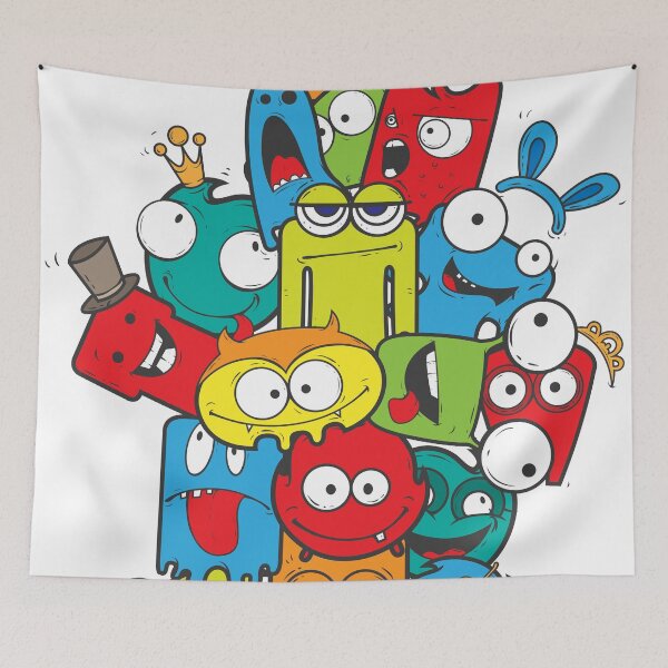 Item preview, A gang of cartoon characters designed and sold by Design Atlas.