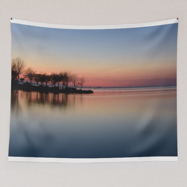 Item preview, Dying embers of light. Sant'archangelo, Lago Trasimeno, Umbria, Italy designed and sold by AndrewJonesFoto.