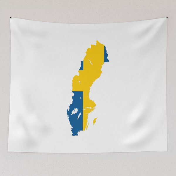 Item preview, Flag Map of Sweden  designed and sold by abbeyz71.