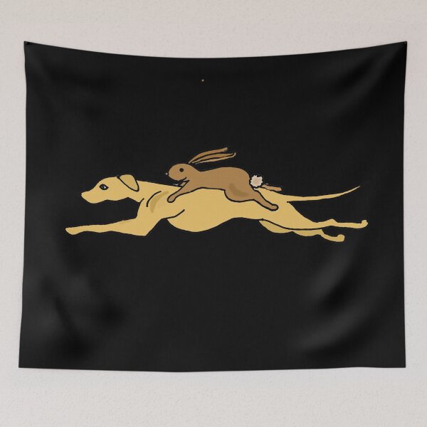Item preview, Cool Funny Racing Greyhound with Rabbit designed and sold by Nature's Fancy.