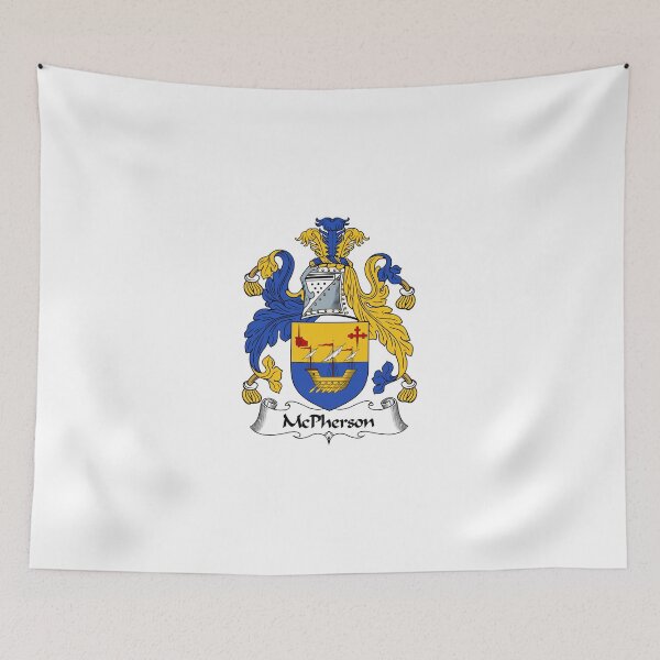 Item preview, McPherson Coat of Arms / McPherson Family Crest designed and sold by ScotlandForever.