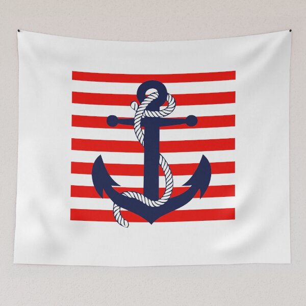 Item preview, Ahoy! (red stripe) designed and sold by jacqs.