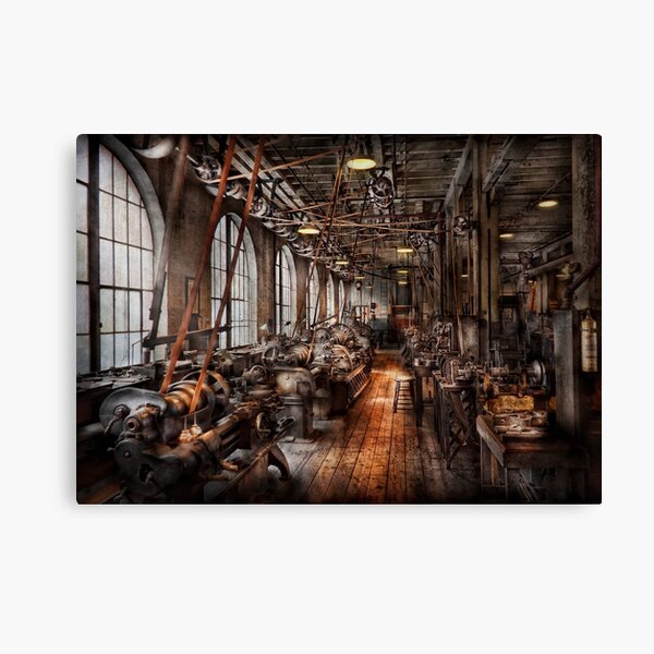 Machinist - A fully functioning machine shop Canvas Print