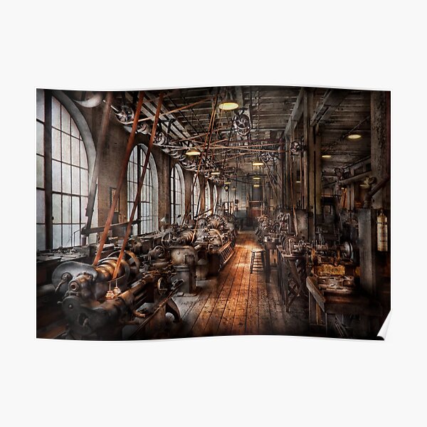 Machinist - A fully functioning machine shop Poster